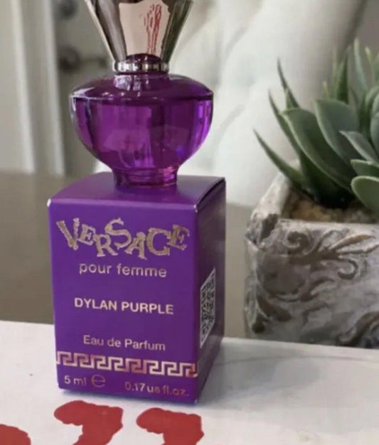 Versace Dylan Purple Eau de Parfum für Damen Miniatur 0,17 Unzen