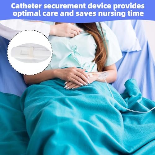 20 Stück Foley-Katheter-Befestigungsvorrichtung, Katheterschlauchhalter, Klebeband für Urinbeutel, Beinhalter für Katheterzubehör für Einzel-/Doppelschlauch, G-Sonde und Ernährungssonde