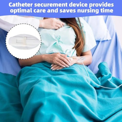 20 Stück Foley-Katheter-Befestigungsvorrichtung, Katheterschlauchhalter, Klebeband für Urinbeutel, Beinhalter für Katheterzubehör für Einzel-/Doppelschlauch, G-Sonde und Ernährungssonde