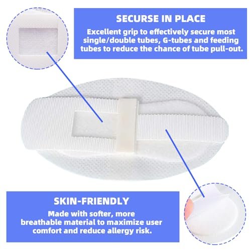 20 Stück Foley-Katheter-Befestigungsvorrichtung, Katheterschlauchhalter, Klebeband für Urinbeutel, Beinhalter für Katheterzubehör für Einzel-/Doppelschlauch, G-Sonde und Ernährungssonde