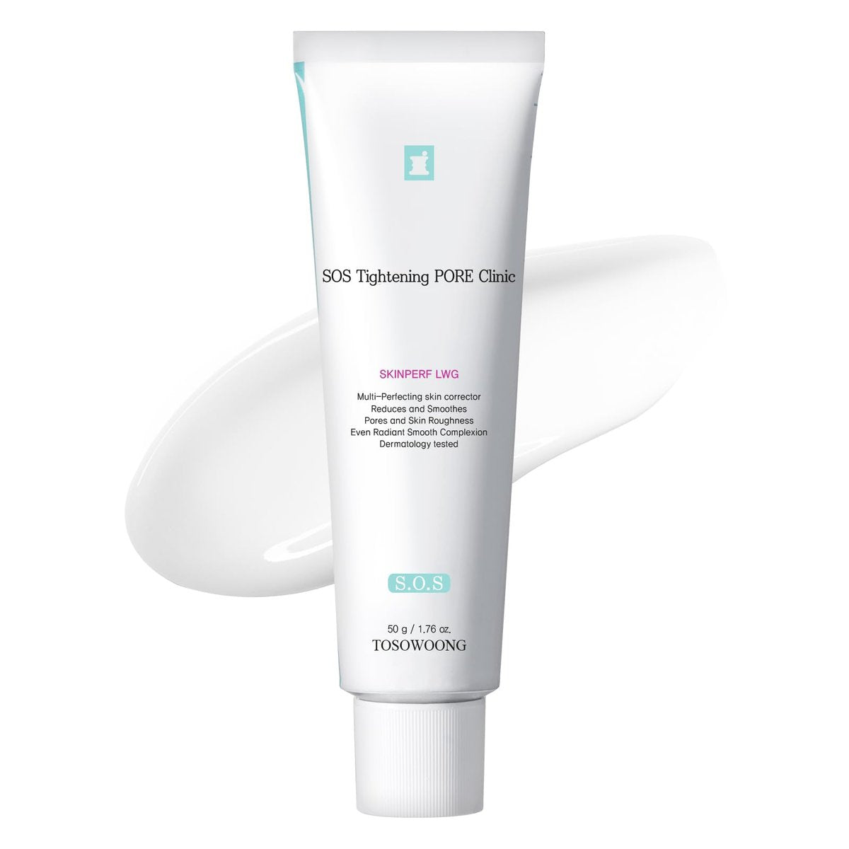 TOSOWOONG Porenverfeinernde Creme, Porenminimierer mit AHA - Glykolsäure und Milchsäure, Ölkontroll-Gesichtsfeuchtigkeitscreme für fettige Haut, Texturglättung für feine Linien, Koreanische Hautpflege, 50g / 1,76 oz.