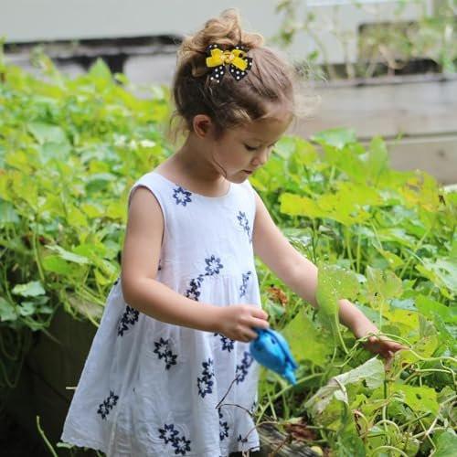 Jaczora 4er-Pack Bienen-Haarklammern mit Punktschleifen, Alligator-Haarpins, bunt, modern, für Frauen & Erwachsene