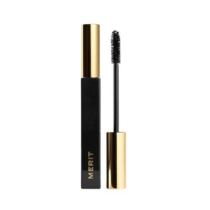 M.E.R.I.T Clean Lash Lengthening Tubing Mascara – Schwarze Wimperntusche für verlängerte Wimpern, 0,25 Unzen