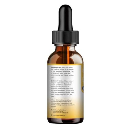 Totaria Glucosamin Chondroitin MSM Liquid Drops mit Vitamin D3 und Kurkuma – Gelenkunterstützung für Beweglichkeit, Flexibilität und Knochen, 60 ml (2 Fl. Oz.)