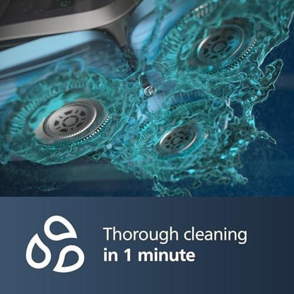 Norelco Philips Quick Clean Pod Patrone – Rasiererpflege und Reinigung, 6x 5,4 fl oz Kartuschen (bis zu 1,5 Jahre Vorrat), BD9011AZ