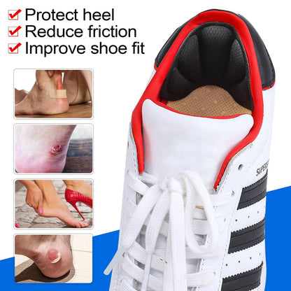 Selbstklebende Fersenpolster für zu große Schuhe, Fersengriffe für Stiefel, Wiederverwendbare Fersenpolster für Damen und Herren, verbessern die Passform