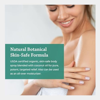 Silk Road Organic Bio Eukalyptus ätherisches Öl Spray, 100% rein, USDA zertifiziert - für Atemwege, Hautpflege & Aromatherapie – 30 ml