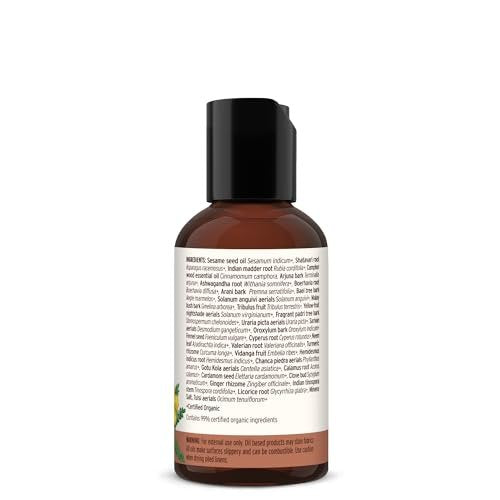 Banyan Botanicals Mahanarayan Öl – 99% Bio Ayurvedisches Massageöl – Tiefenwirksames Kräuteröl zur Wärmung, Beruhigung und Linderung von Gelenken und Muskeln – 2 oz – Nicht-GMO, nachhaltig bezogenes Abhyanga-Öl