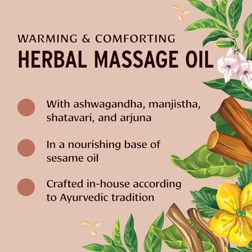 Banyan Botanicals Mahanarayan Öl – 99% Bio Ayurvedisches Massageöl – Tiefenwirksames Kräuteröl zur Wärmung, Beruhigung und Linderung von Gelenken und Muskeln – 2 oz – Nicht-GMO, nachhaltig bezogenes Abhyanga-Öl