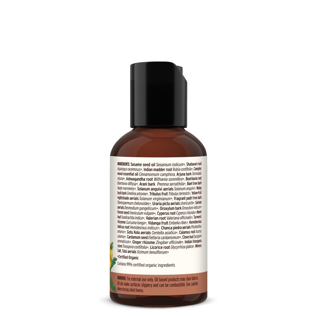 Banyan Botanicals Mahanarayan Öl – 99% Bio Ayurvedisches Massageöl – Tiefenwirksames Kräuteröl zur Wärmung, Beruhigung und Linderung von Gelenken und Muskeln – 2 oz – Nicht-GMO, nachhaltig bezogenes Abhyanga-Öl