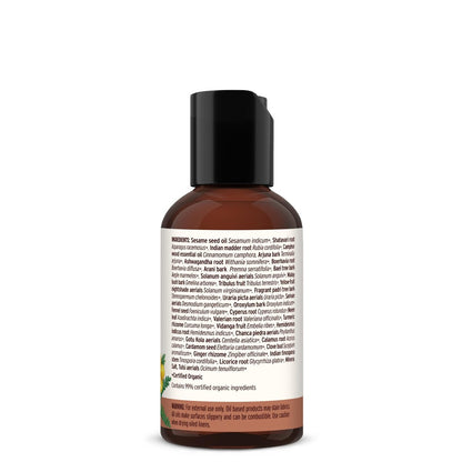 Banyan Botanicals Mahanarayan Öl – 99% Bio Ayurvedisches Massageöl – Tiefenwirksames Kräuteröl zur Wärmung, Beruhigung und Linderung von Gelenken und Muskeln – 2 oz – Nicht-GMO, nachhaltig bezogenes Abhyanga-Öl