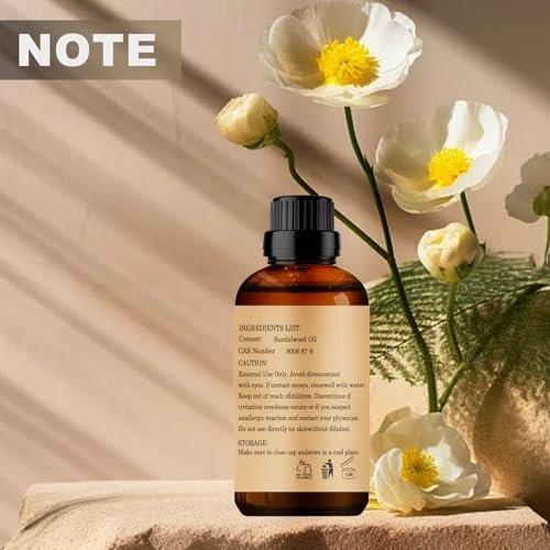 Sandelholz Ätherisches Öl 30 ml – Reines und natürliches Öl für Aromatherapie-Diffuser