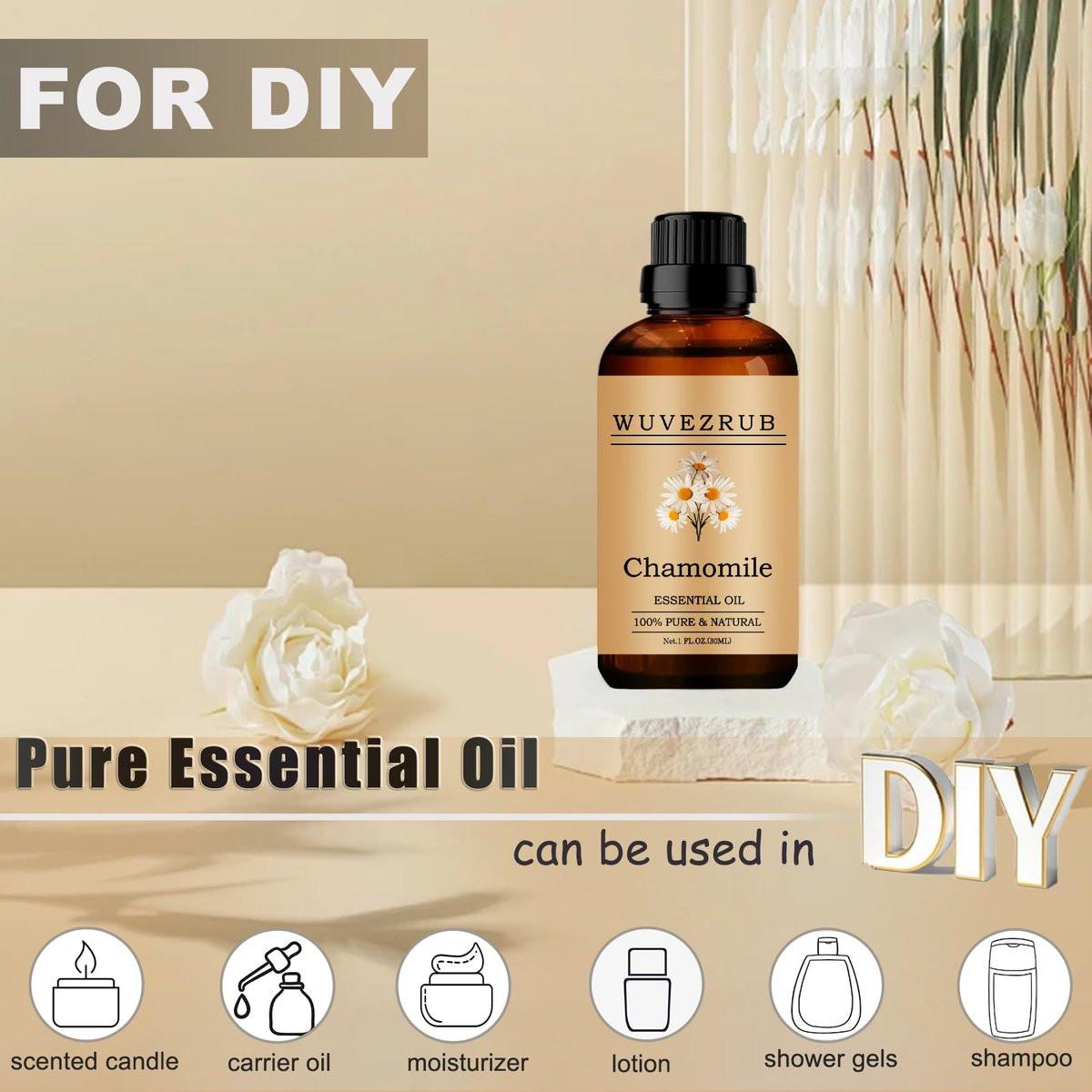 Kamillen Ätherisches Öl 30 ml – Reines und natürliches Öl für Aromatherapie Diffuser