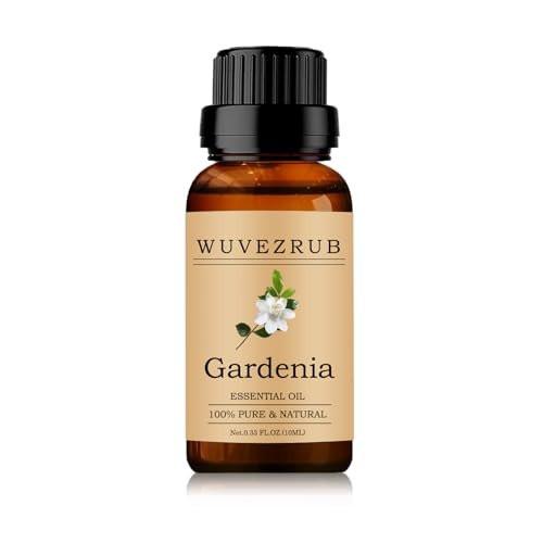 Wuvezrub Gardenie Ätherisches Öl 10ml – 100% rein und natürlich für Aromatherapie-Diffuser