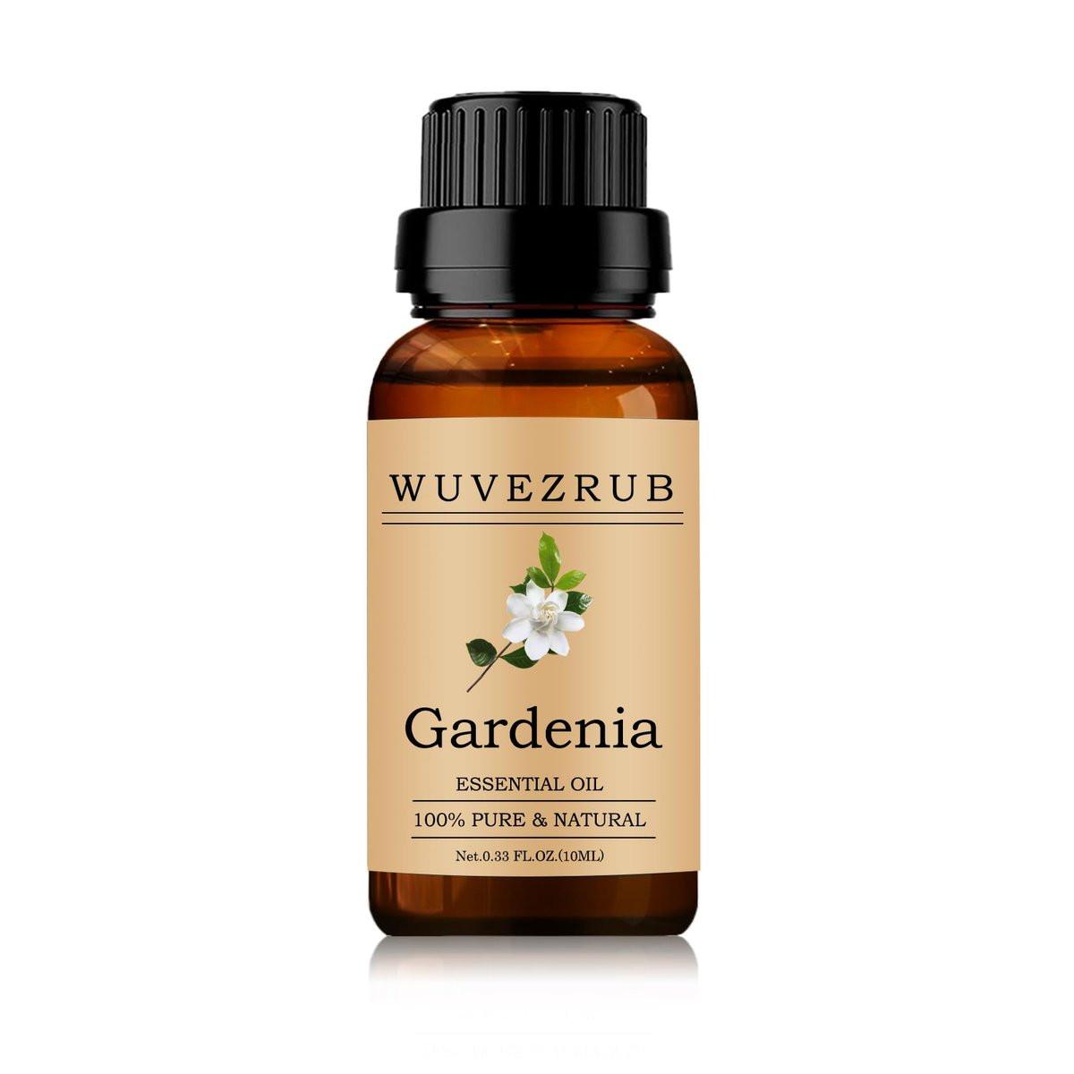 Wuvezrub Gardenie Ätherisches Öl 10ml – 100% rein und natürlich für Aromatherapie-Diffuser