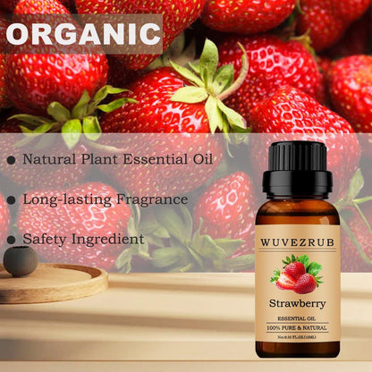 Strawberry Ätherisches Öl 10 ml – 100% rein und natürlich für Aromatherapie-Diffuser
