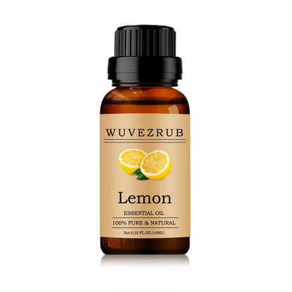 Zitronen-Ätherisches Öl 10 ml – 100 % rein und natürlich für Aromatherapie-Diffuser – 0,33 Fl Oz