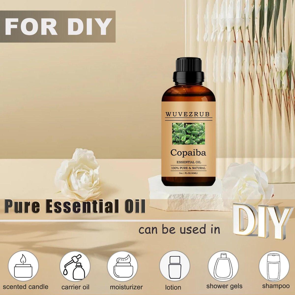 Copaiba Ätherisches Öl, 30 ml – Rein & Natürlich für Aromatherapie-Diffuser