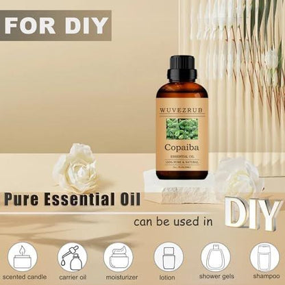 Copaiba Ätherisches Öl, 30 ml – Rein & Natürlich für Aromatherapie-Diffuser