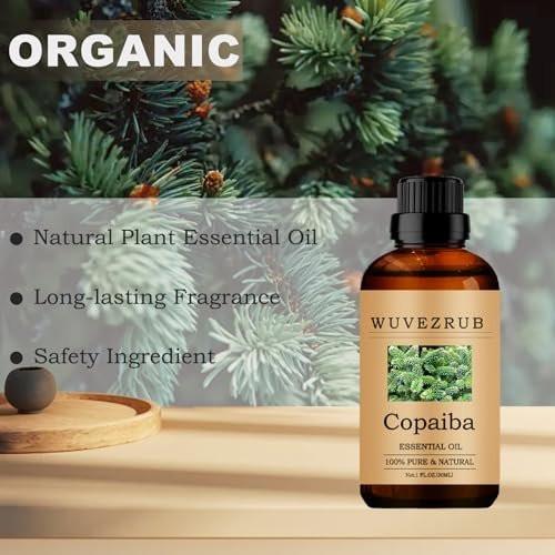 Copaiba Ätherisches Öl, 30 ml – Rein & Natürlich für Aromatherapie-Diffuser