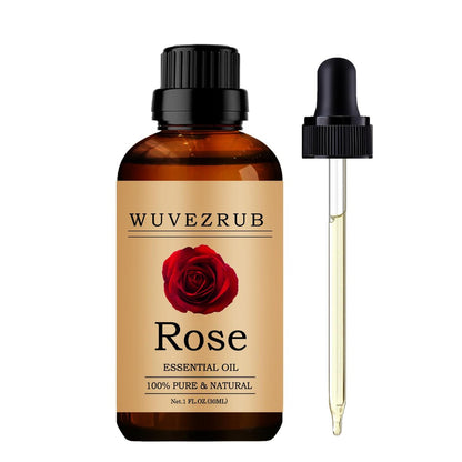 Wuvezrub Rosen-Essentialöl 30 ml – Reines und natürliches Öl für Aromatherapie-Diffuser