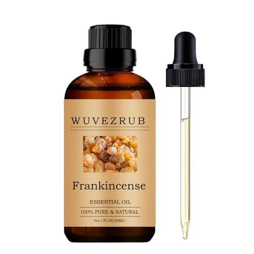Wuvezrub Weihrauch Ätherisches Öl, 30 ml Reines und Natürliches Aromaöl für Aromatherapie-Diffuser