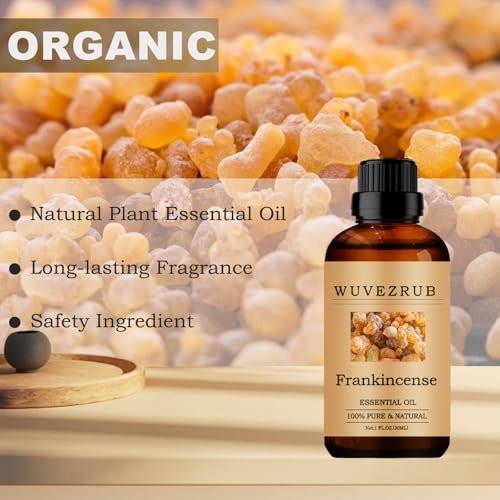 Wuvezrub Weihrauch Ätherisches Öl, 30 ml Reines und Natürliches Aromaöl für Aromatherapie-Diffuser