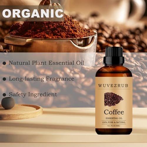 Kaffee Ätherisches Öl, 30 ml reines und natürliches ätherisches Öl für Aromatherapie-Diffuser - Kaffee / 1 Fl Oz