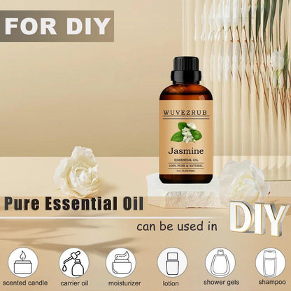 Jasmin Ätherisches Öl 30 ml – Reines und natürliches Öl für Aromatherapie-Diffuser