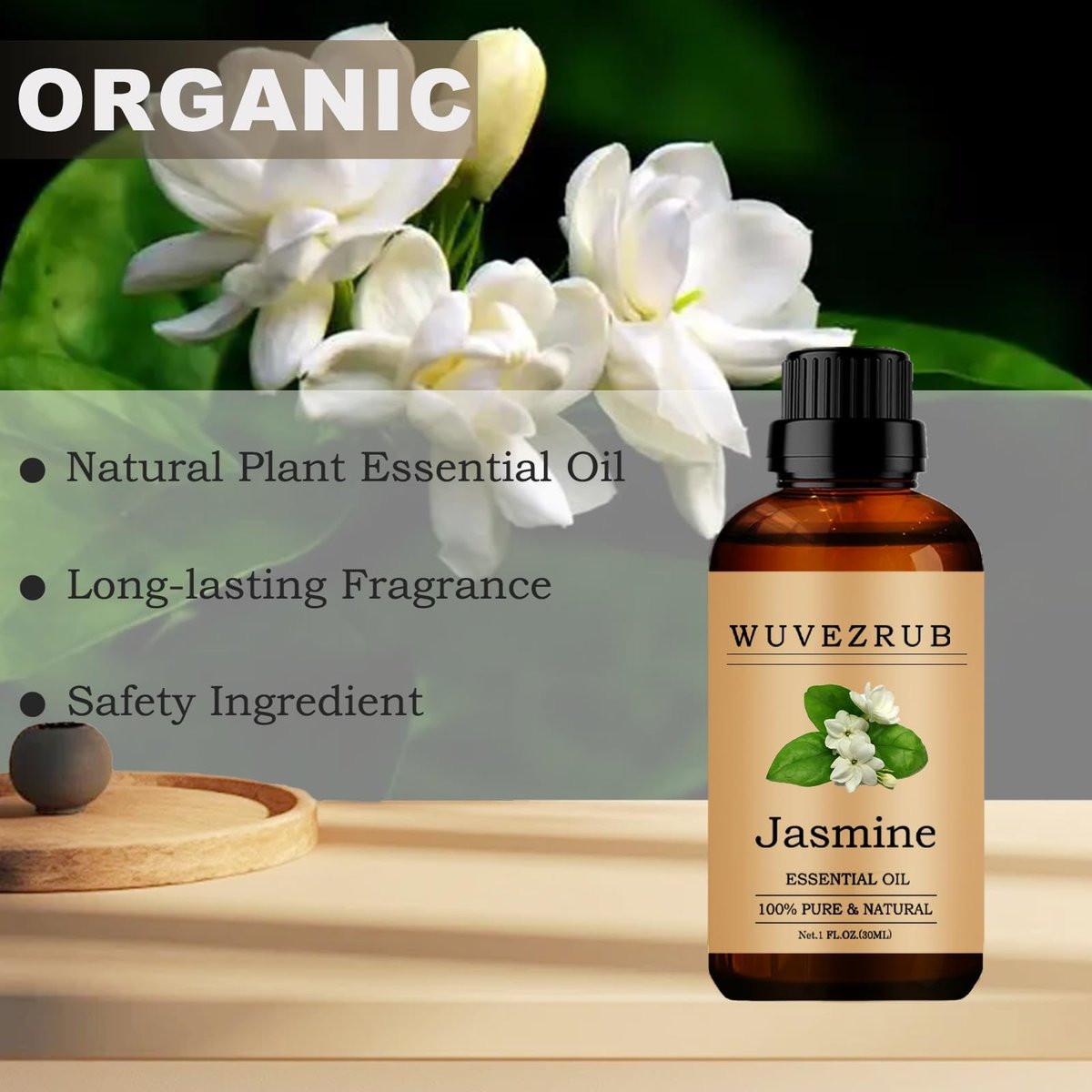 Jasmin Ätherisches Öl 30 ml – Reines und natürliches Öl für Aromatherapie-Diffuser