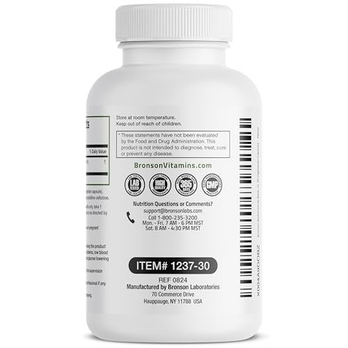 Bronson Berberin als Berberin HCI Berberis Aristata 500mg pro vegetarische Kapsel - 30 Kapseln, Nicht-GVO