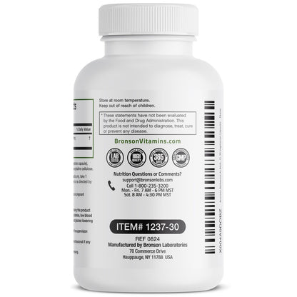 Bronson Berberin als Berberin HCI Berberis Aristata 500mg pro vegetarische Kapsel - 30 Kapseln, Nicht-GVO