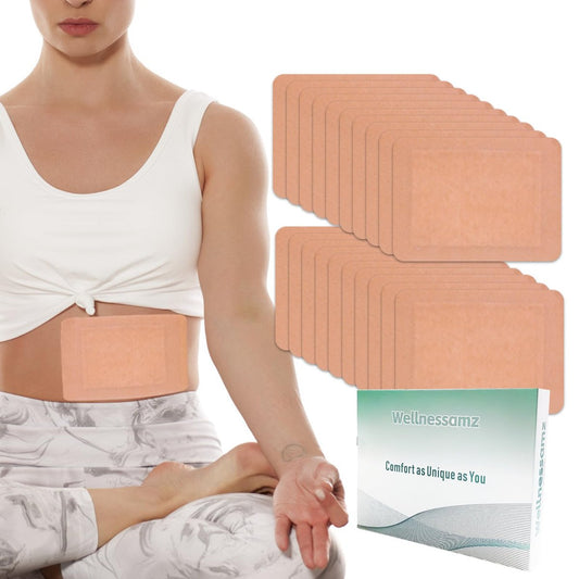 20 Stück Rizinusöl Pack Wrap 8,2 x 6,3 Zoll – Selbstklebend, saugstark, aus Bio-Baumwollflanell – Für reines Rizinusöl, auslaufsicher – Ideal für Frauen und Männer