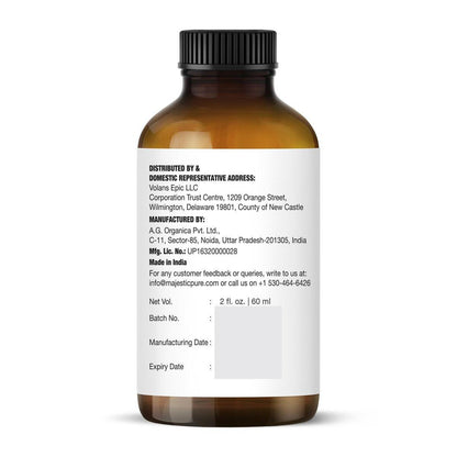 Majestic Pure Lavendel Öl 100% rein und natürlich - 2 Fl Oz mit Pipette - Ätherisches Öl für Diffuser, Aromatherapie, Seifen- und Kerzenherstellung