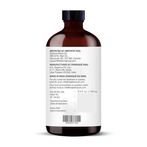 Majestic Pure Lavendel Ätherisches Öl mit Glaspipette - 100% rein und natürlich - Ätherische Öle für Diffuser, Aromatherapie, Seifen- und Kerzenherstellung, 100 ml