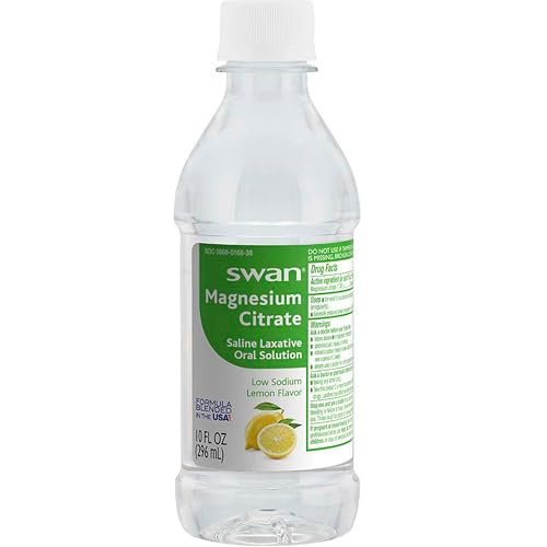 Swan Magnesiumcitrat Abführmittel Lösung bei gelegentlicher Verstopfung Zitronengeschmack (2x284ml Flaschen)
