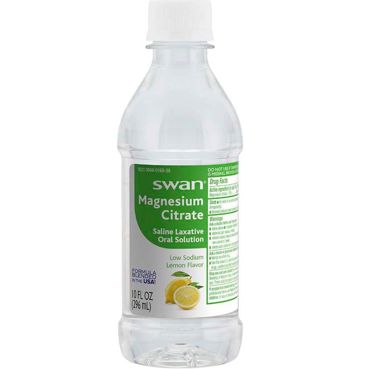 Swan Magnesiumcitrat Abführmittel Lösung bei gelegentlicher Verstopfung Zitronengeschmack (2x284ml Flaschen)