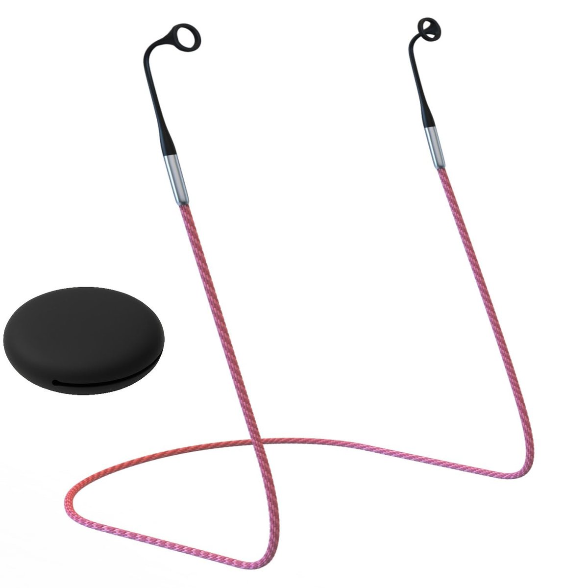 Magnetisches Verbindungskabel kompatibel mit Loop Earplugs Quiet/Engage/Experience – inklusive Aufbewahrungsbox – magnetische zugfeste Sicherheitskordel – Zubehör (1er-Pack, Speckled Pink, Einheitsgröße)