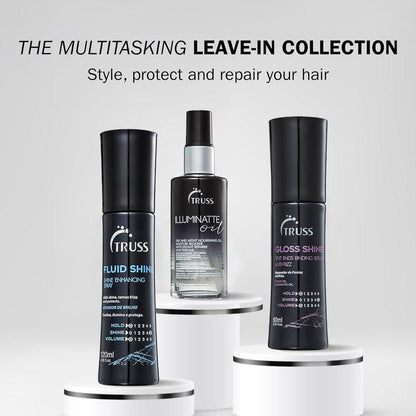 TRUSS Illuminatte Haaröl – Pflegendes Öl für geschädigtes, brüchiges & widerspenstiges Haar mit Hitzeschutz – 2,02 Fl Oz
