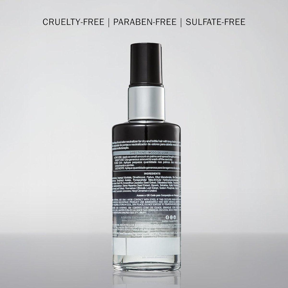 TRUSS Illuminatte Haaröl – Pflegendes Öl für geschädigtes, brüchiges & widerspenstiges Haar mit Hitzeschutz – 2,02 Fl Oz