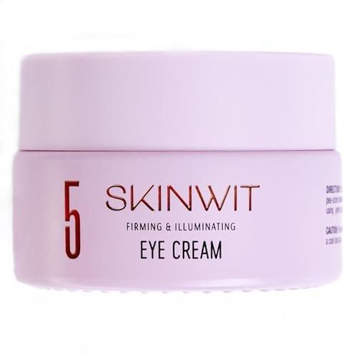 SKINWIT Anti-Aging Augencreme mit EGF, Retinol, Hyaluronsäure und Peptiden gegen Linien und Falten, Koffein und Hesperidin gegen dunkle Augenringe & Schwellungen - 0,67 Unzen - Hergestellt in den USA