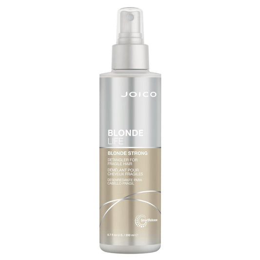 Joico Blonde Life Blonde Strong Conditionierender Entwirrer | Für brüchiges blondes Haar | Verhindert Spliss und Haarbruch | 72-Stunden-Feuchtigkeitsschutz | 200 ml
