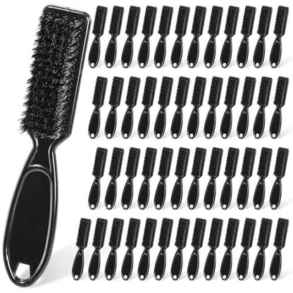 ZEAYEA 50er-Pack Klingenreiniger-Bürste für Haarschneider – Nylon-Reinigungsbürste für Barber-Blades, Trimmer, Maniküre & Friseurbedarf – Schwarz