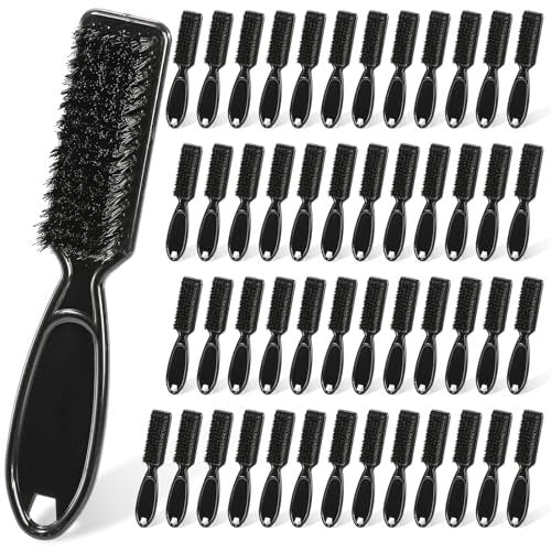 ZEAYEA 50er-Pack Klingenreiniger-Bürste für Haarschneider – Nylon-Reinigungsbürste für Barber-Blades, Trimmer, Maniküre & Friseurbedarf – Schwarz