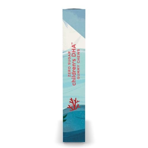 Nordic Naturals Zero Sugar Children’s DHA Gummy Chews, Tropical Punch - 45 Gummibärchen für Kinder - 600 mg Omega-3 gesamt - Gehirnentwicklung, Lernen, gesundes Immunsystem - Non-GMO - 45 Portionen
