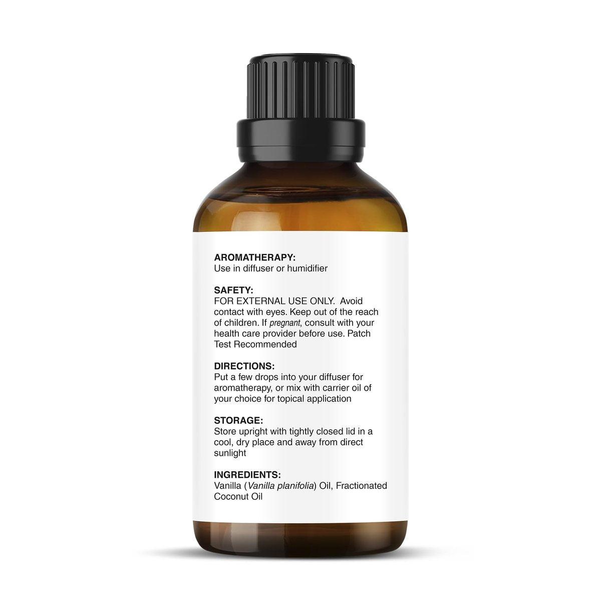 Majestic Pure Vanille Ätherisches Öl mit Glaspipette - 100% rein und natürlich - 0,3 Fl Oz