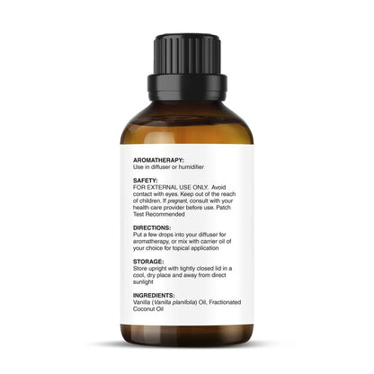 Majestic Pure Vanille Ätherisches Öl mit Glaspipette - 100% rein und natürlich - 0,3 Fl Oz