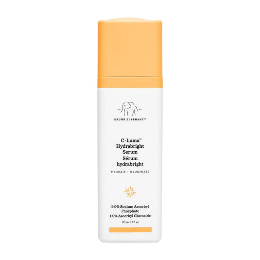 Drunk Elephant C-Luma Hydrabright Serum – 30 ml – 10% feuchtigkeitsspendendes Vitamin C – Klinische Clean Skincare – Tierversuchsfrei – Dermatologisch getestet – Ohne ätherische Öle, Silikone und Duftstoffe