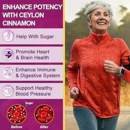 ZEBORA Premium Berberin HCL Kapseln 1200 mg – mit Ceylon-Zimt, ALA & Caprinsäure, GLP-1 Unterstützung, Immunsystem & Antioxidantien, Non-GMO, 120 Kapseln