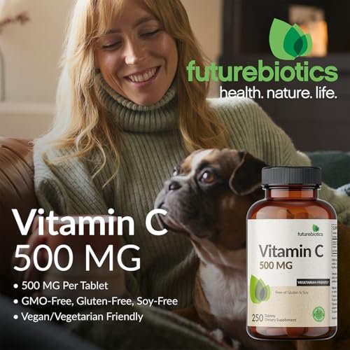 Futurebiotics Vitamin C 500 mg, 250 Tabletten, Non-GMO